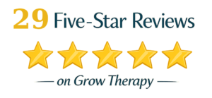 29 Five Star Reviews on Grow Therapy